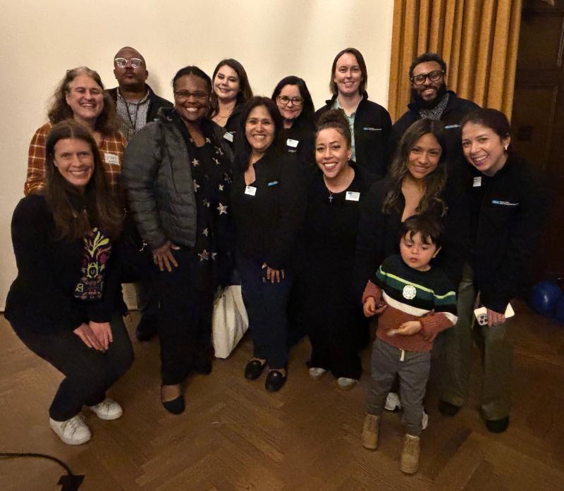 photo of keynote (AVC Dr. Suzanne Seplow), Case Management Services staff & Dr. Nicole Presley (Senior Executive Director of UCLA Student Resilience and Mental Health Services) 
