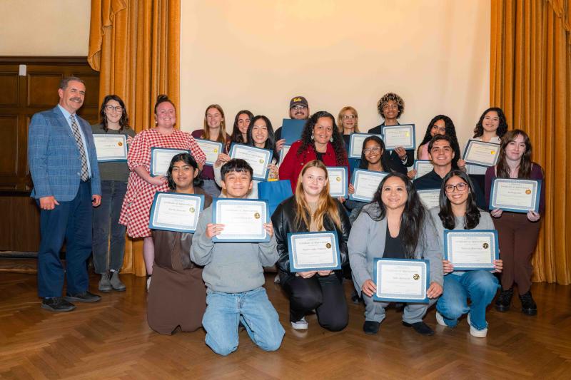 2026 True Bruins R.A.I.S.E. award winners & AVC Mick Deluca