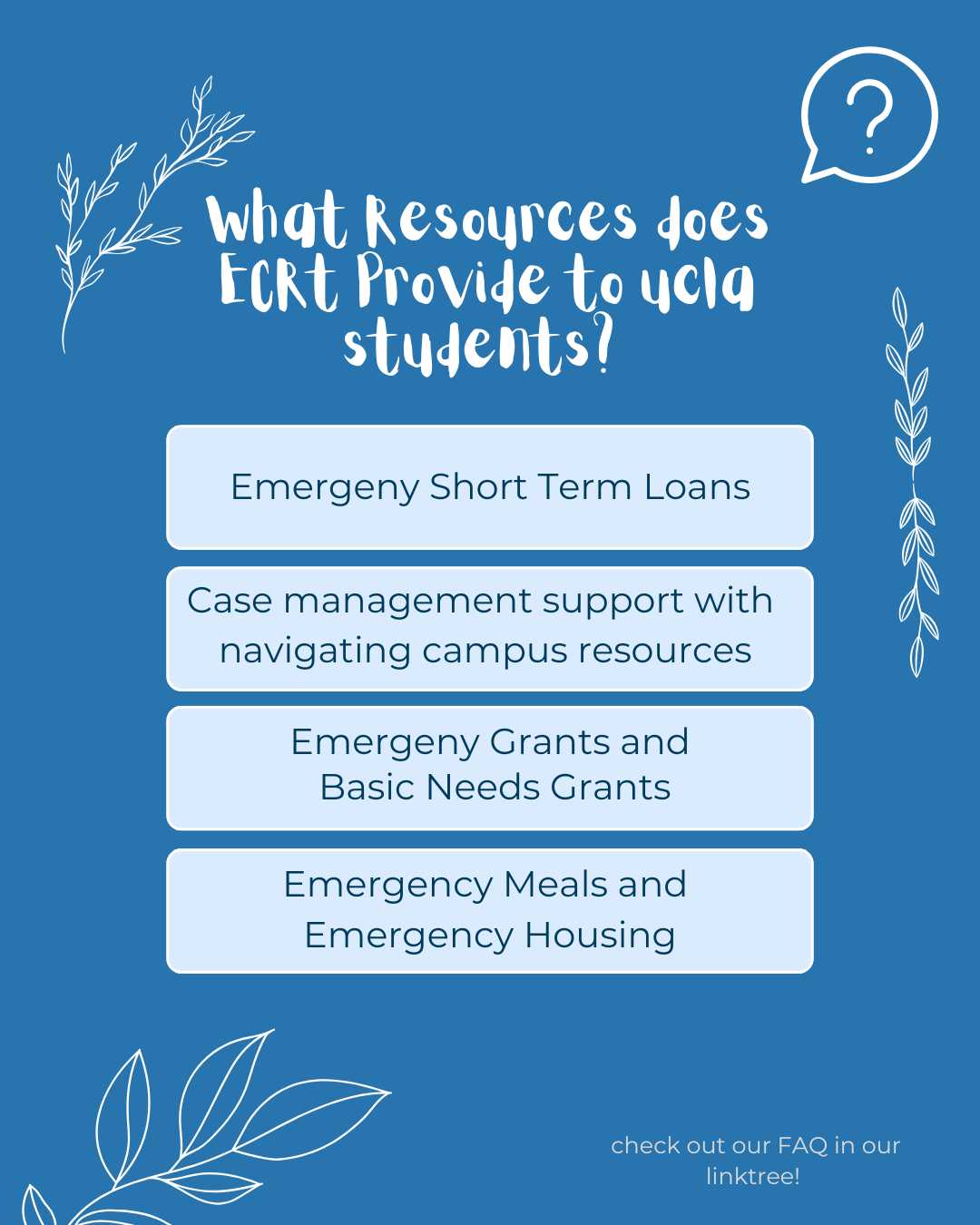 What resources does ecrt provide to ucla students?
